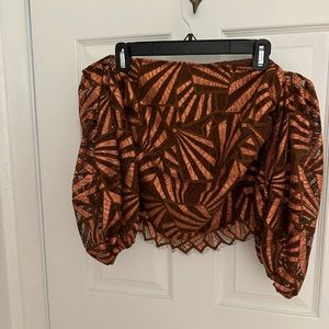 Off The Shoulder Lace Top